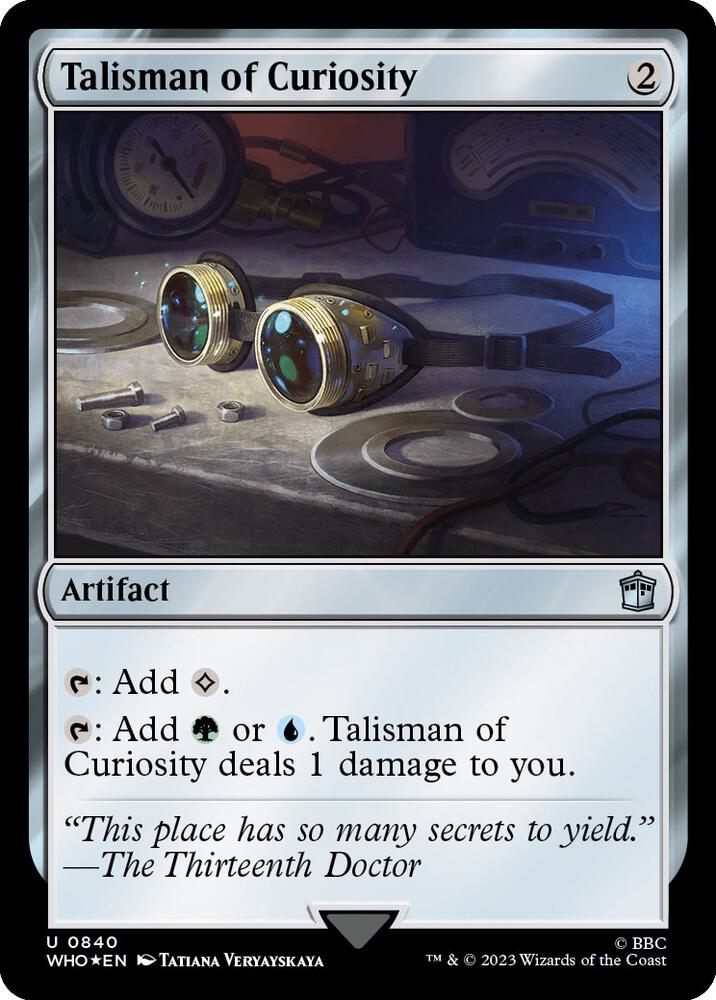 Talisman of Curiosity (Surge Foil) [Doctor Who]