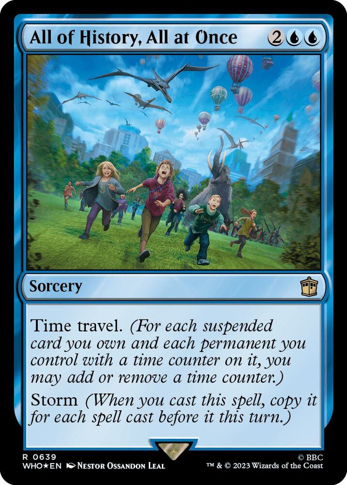 All of History, All at Once (Surge Foil) [Doctor Who]