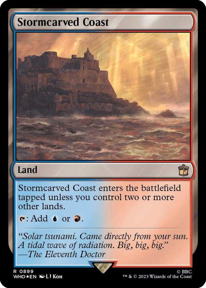 Stormcarved Coast (Surge Foil) [Doctor Who]