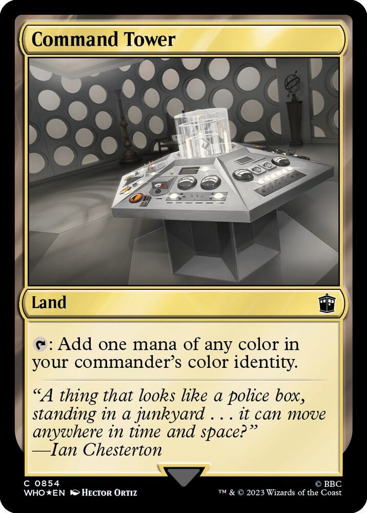 Command Tower (0854) (Surge Foil) [Doctor Who]