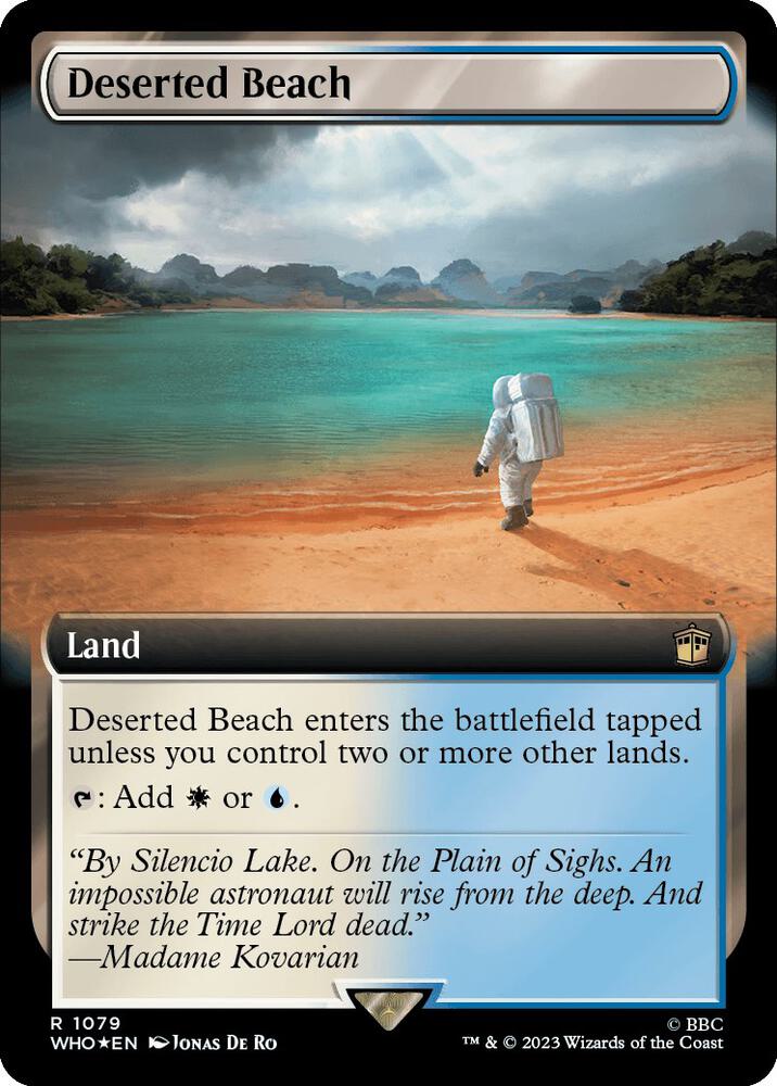 Deserted Beach (Extended Art) (Surge Foil) [Doctor Who]