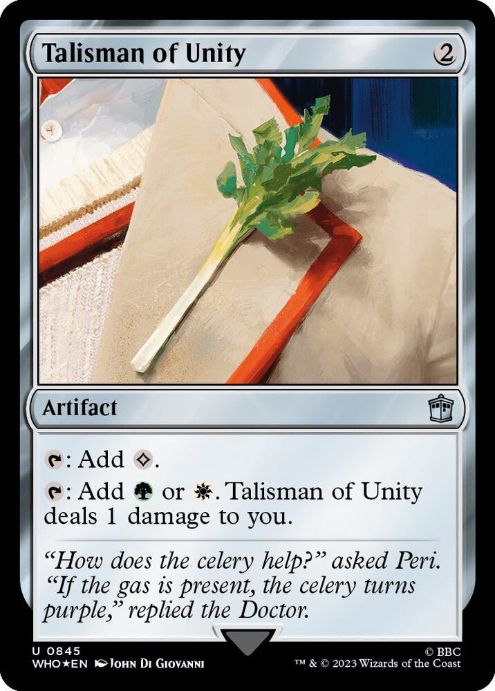 Talisman of Unity (Surge Foil) [Doctor Who]