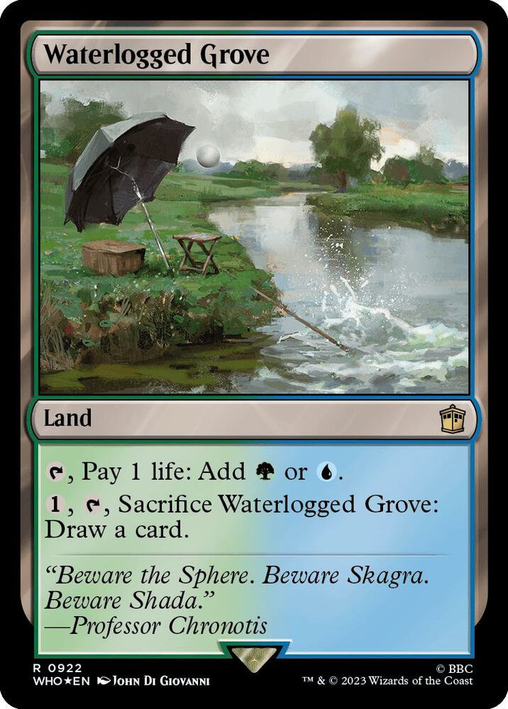 Waterlogged Grove (Surge Foil) [Doctor Who]