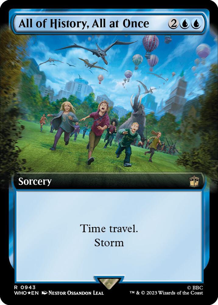 All of History, All at Once (Extended Art) (Surge Foil) [Doctor Who]