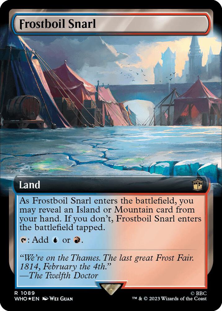 Frostboil Snarl (Extended Art) (Surge Foil) [Doctor Who]