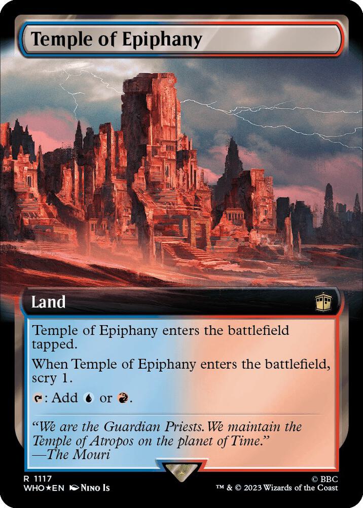 Temple of Epiphany (Extended Art) (Surge Foil) [Doctor Who]