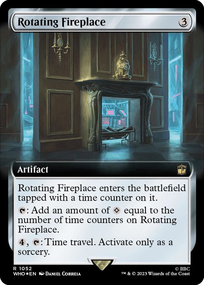 Rotating Fireplace (Extended Art) (Surge Foil) [Doctor Who]