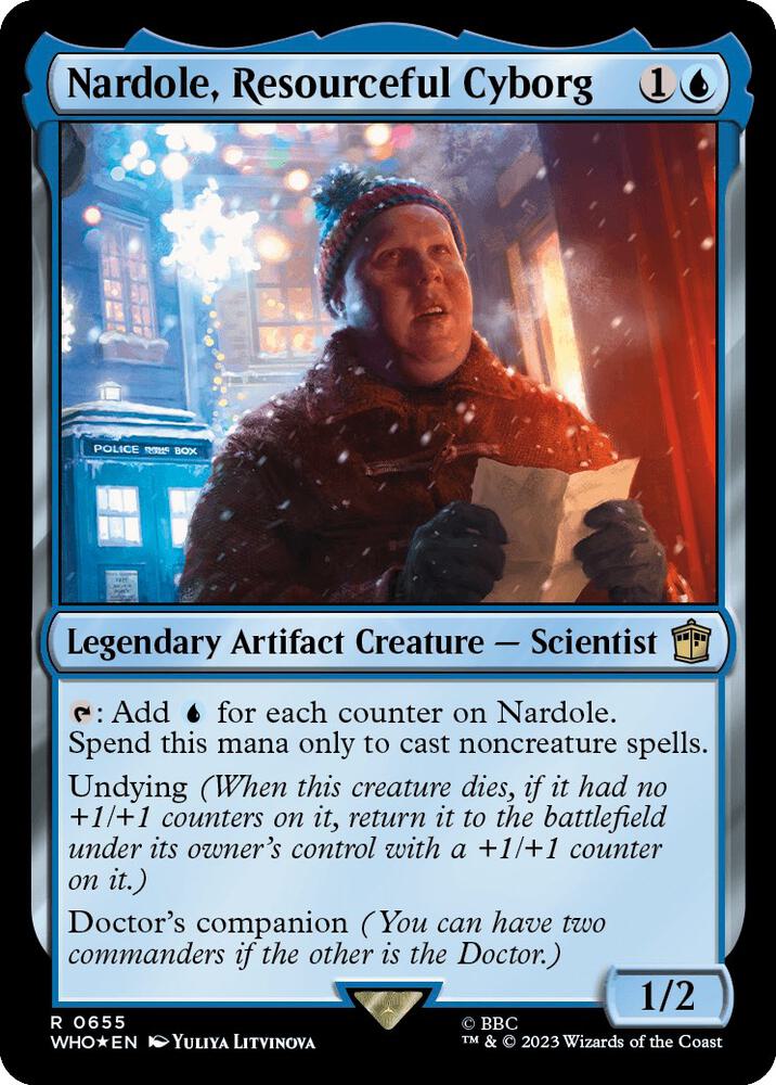Nardole, Resourceful Cyborg (Surge Foil) [Doctor Who]