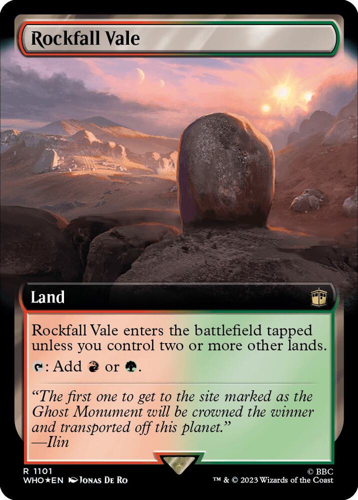 Rockfall Vale (Extended Art) (Surge Foil) [Doctor Who]