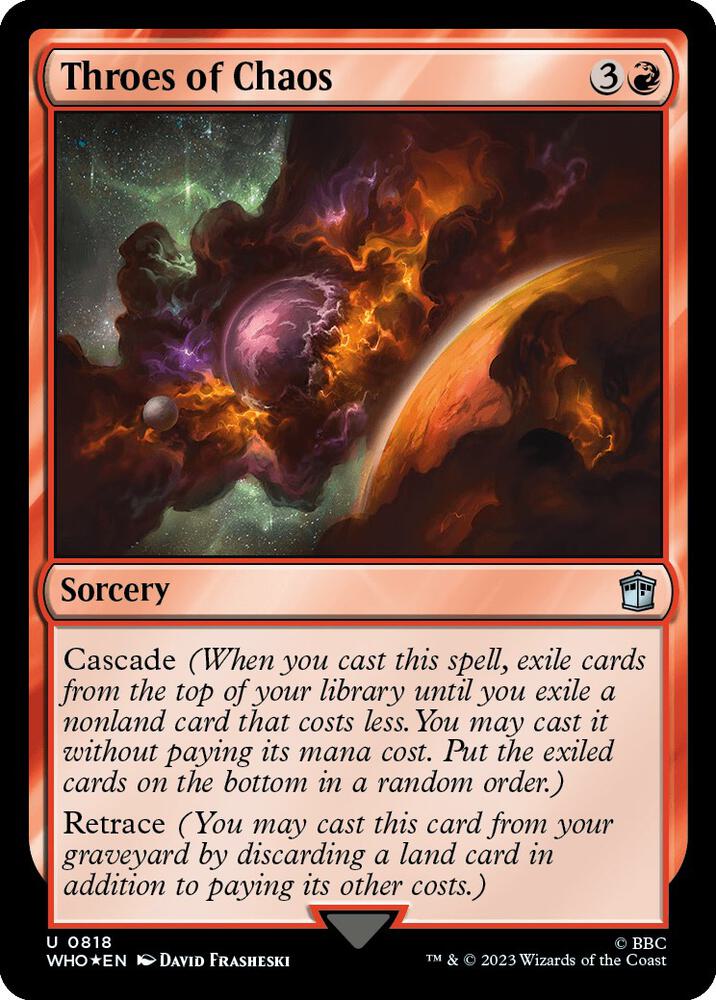 Throes of Chaos (Surge Foil) [Doctor Who]
