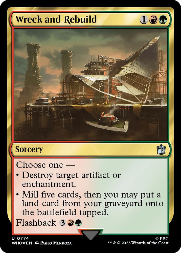 Wreck and Rebuild (Surge Foil) [Doctor Who]