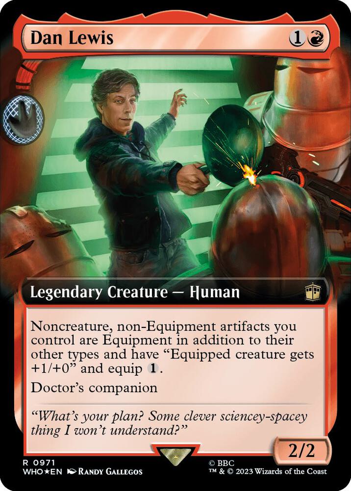 Dan Lewis (Extended Art) (Surge Foil) [Doctor Who]
