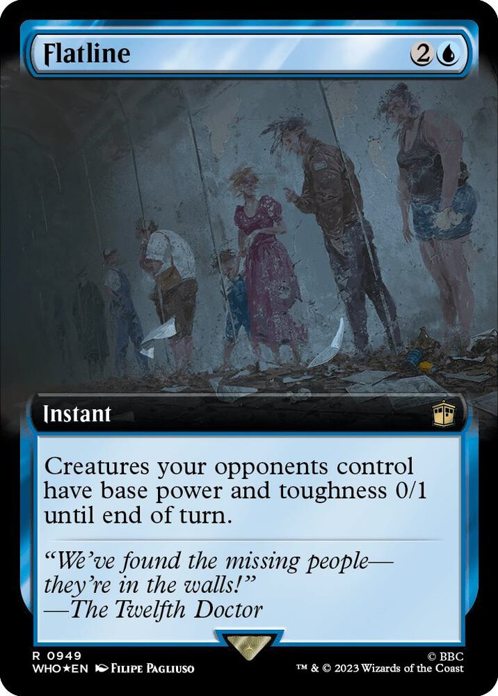 Flatline (Extended Art) (Surge Foil) [Doctor Who]