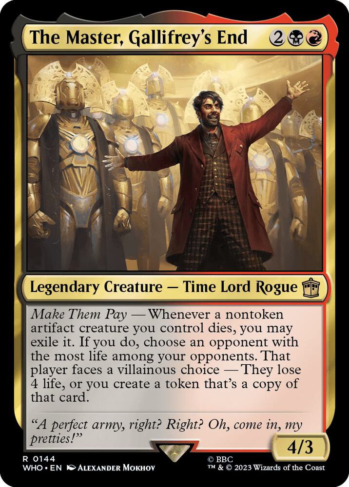 The Master, Gallifrey's End [Doctor Who]