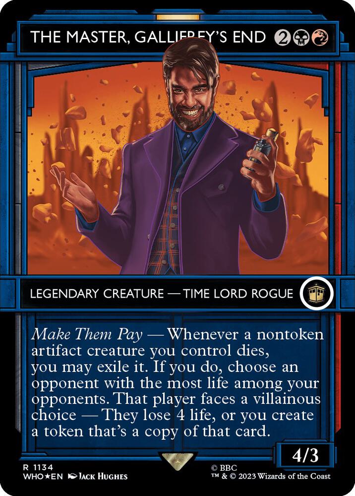 The Master, Gallifrey's End (Showcase) (Surge Foil) [Doctor Who]