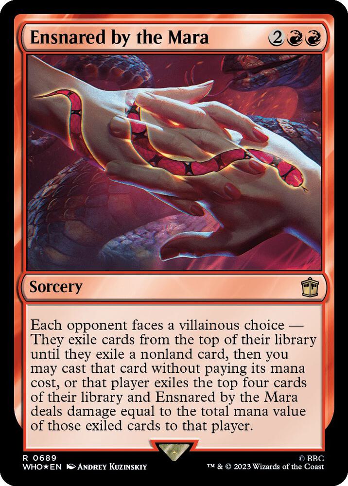 Ensnared by the Mara (Surge Foil) [Doctor Who]