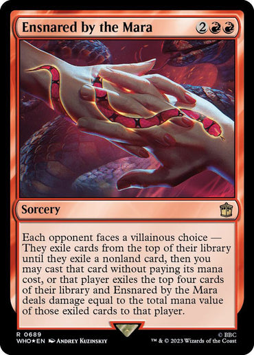 Ensnared by the Mara (Surge Foil) [Doctor Who]