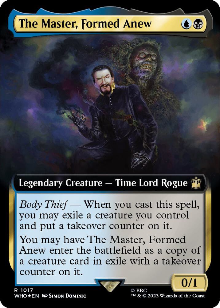 The Master, Formed Anew (Extended Art) (Surge Foil) [Doctor Who]