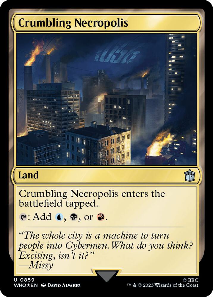 Crumbling Necropolis (Surge Foil) [Doctor Who]