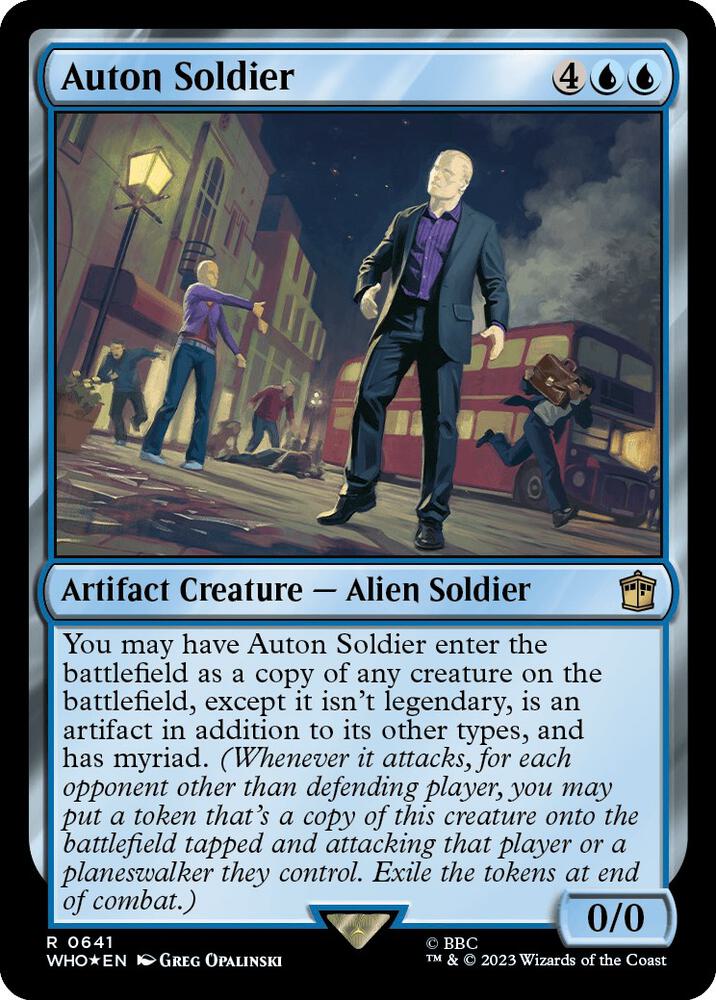 Auton Soldier (Surge Foil) [Doctor Who]
