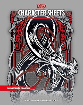 Dungeons And Dragons 5E: Character Sheets And Folio (Set Of 24 Sheets)