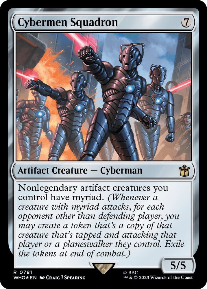 Cybermen Squadron (Surge Foil) [Doctor Who]