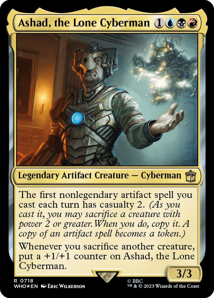 Ashad, the Lone Cyberman (Surge Foil) [Doctor Who]