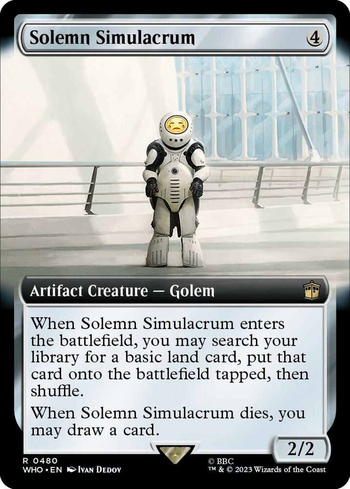 Solemn Simulacrum (Extended Art) [Doctor Who]