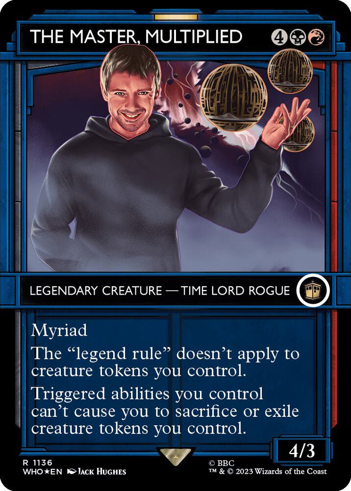 The Master, Multiplied (Showcase) (Surge Foil) [Doctor Who]
