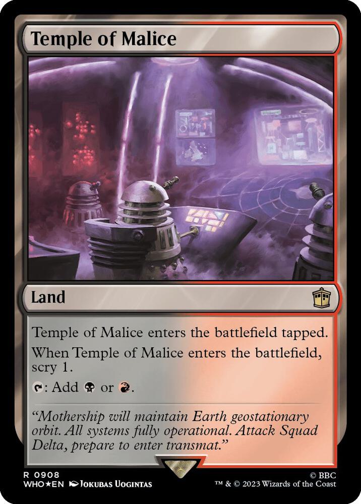 Temple of Malice (Surge Foil) [Doctor Who]