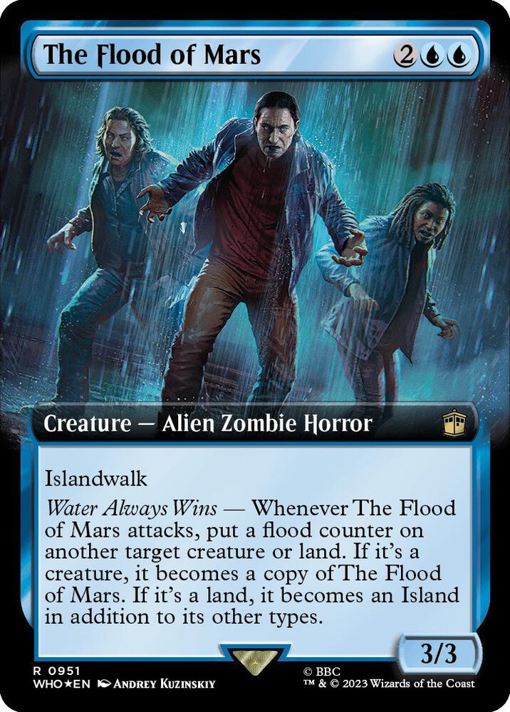 The Flood of Mars (Extended Art) (Surge Foil) [Doctor Who]