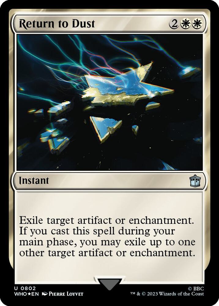 Return to Dust (Surge Foil) [Doctor Who]