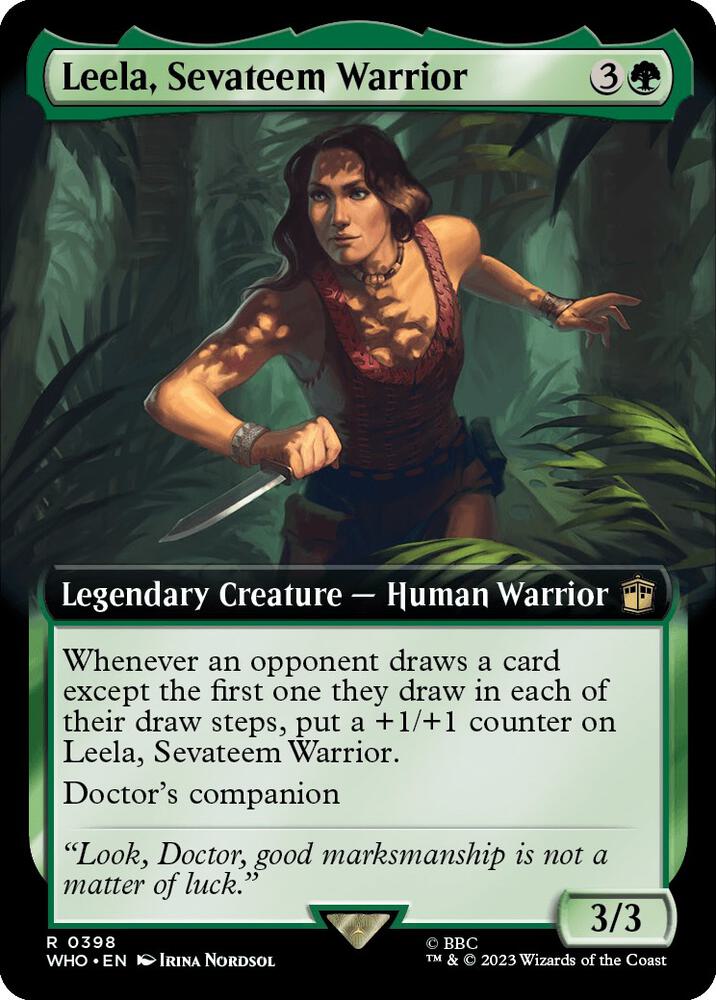 Leela, Sevateem Warrior (Extended Art) [Doctor Who]