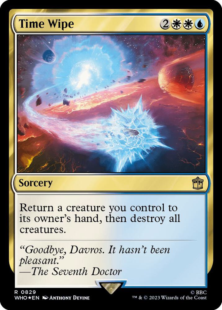Time Wipe (Surge Foil) [Doctor Who]