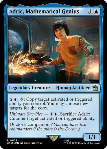 Adric, Mathematical Genius (Surge Foil) [Doctor Who]
