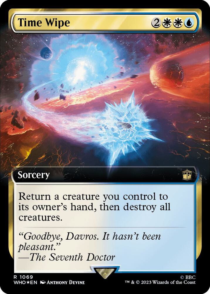 Time Wipe (Extended Art) (Surge Foil) [Doctor Who]