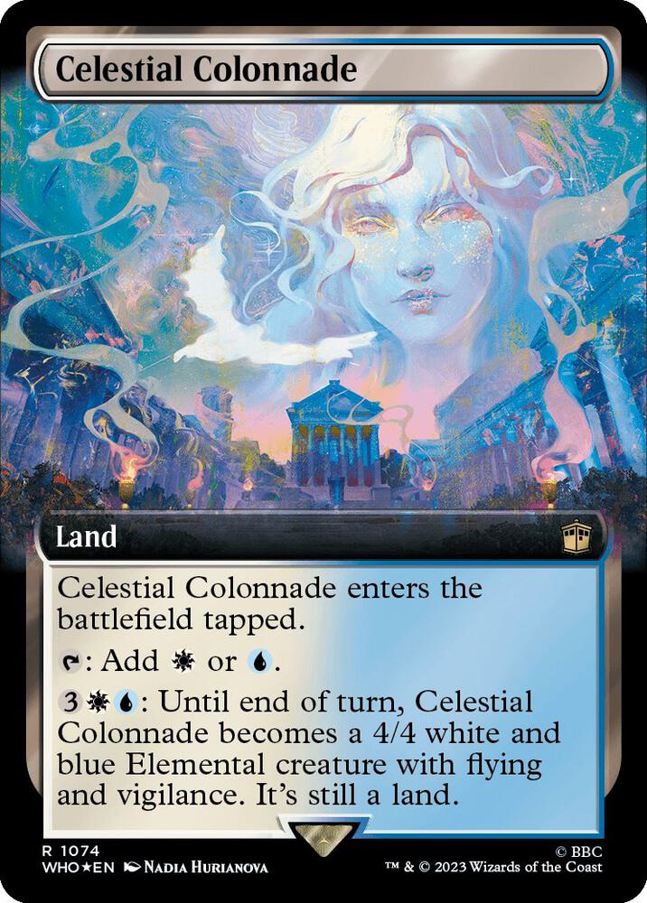 Celestial Colonnade (Extended Art) (Surge Foil) [Doctor Who]