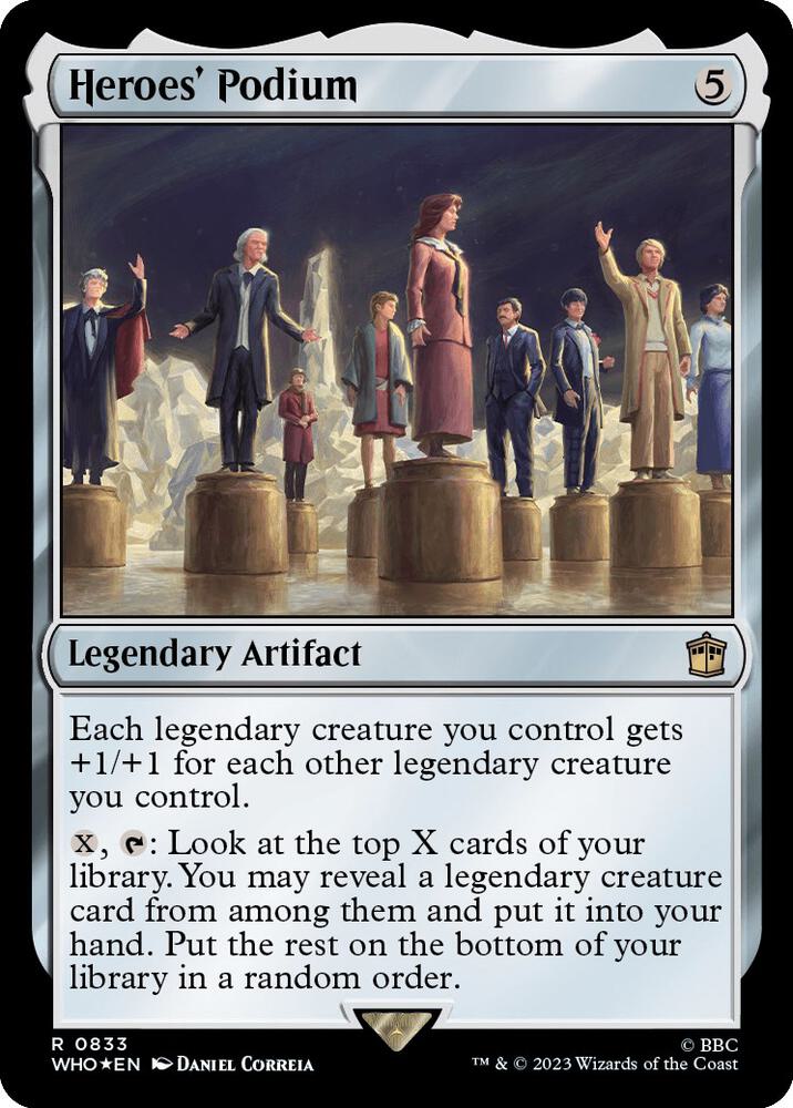 Heroes' Podium (Surge Foil) [Doctor Who]