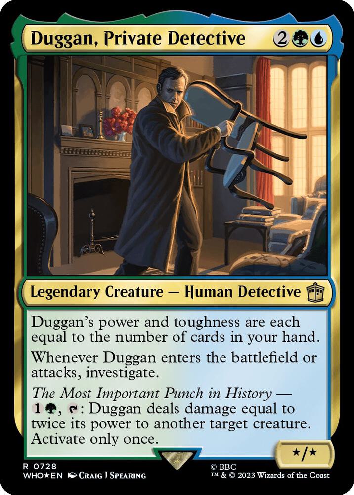 Duggan, Private Detective (Surge Foil) [Doctor Who]