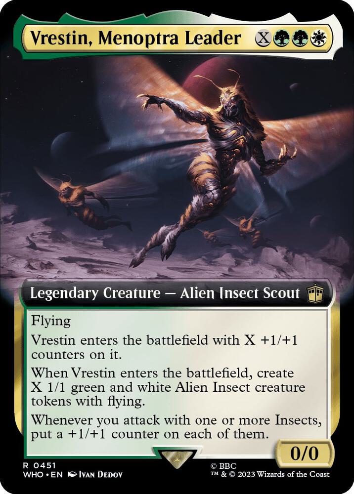 Vrestin, Menoptra Leader (Extended Art) [Doctor Who]
