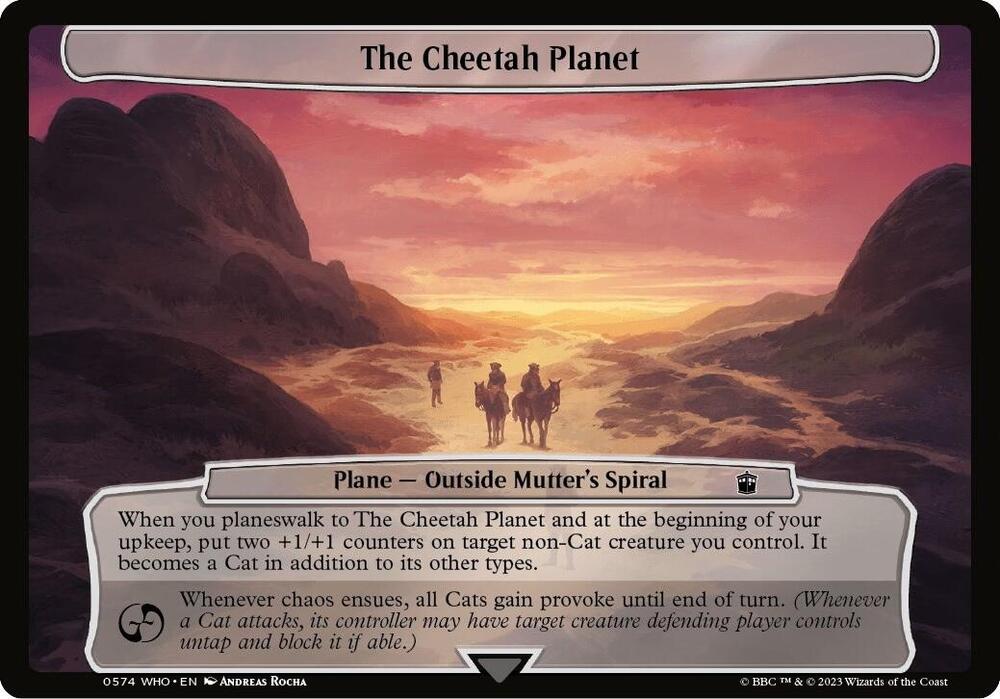 The Cheetah Planet [Doctor Who]
