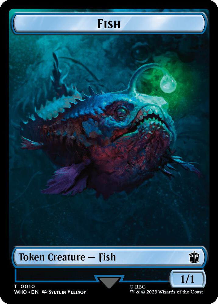 Fish // Treasure (0029) Double-Sided Token [Doctor Who Tokens]