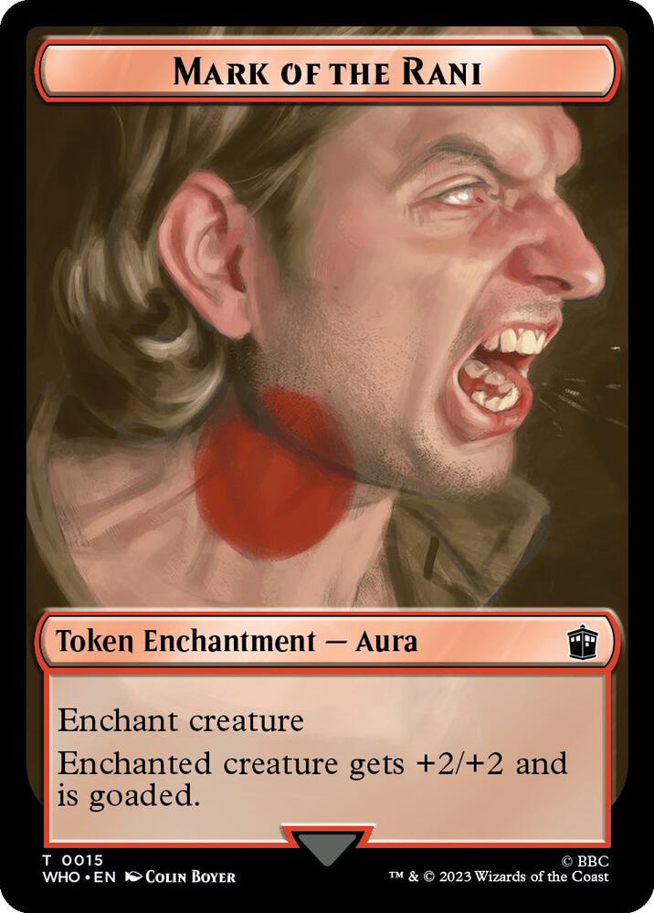 Mark of the Rani // Cyberman Double-Sided Token [Doctor Who Tokens]
