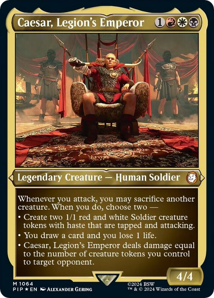 Caesar, Legion's Emperor (Display Commander) [Fallout]