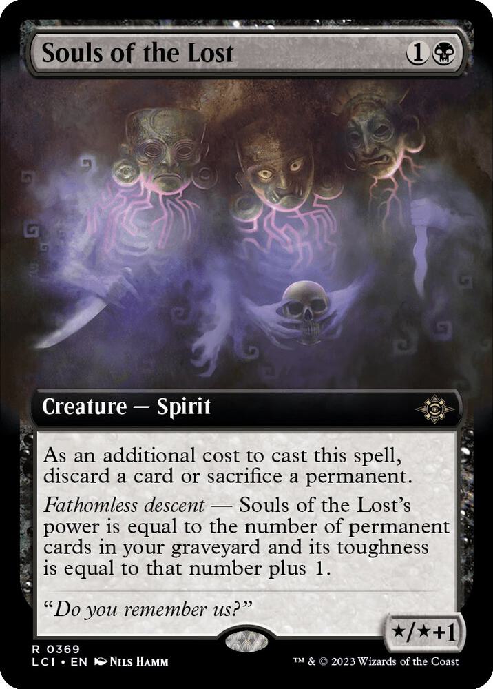Souls of the Lost (Extended Art) [The Lost Caverns of Ixalan]