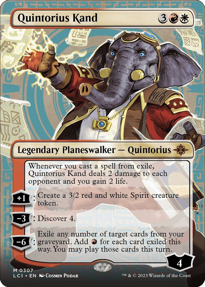 Quintorius Kand (0307) (Borderless) [The Lost Caverns of Ixalan]