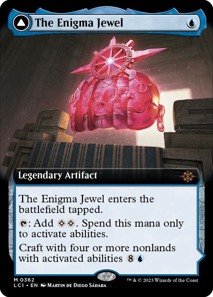 The Enigma Jewel // Locus of Enlightenment (Extended Art) [The Lost Caverns of Ixalan]