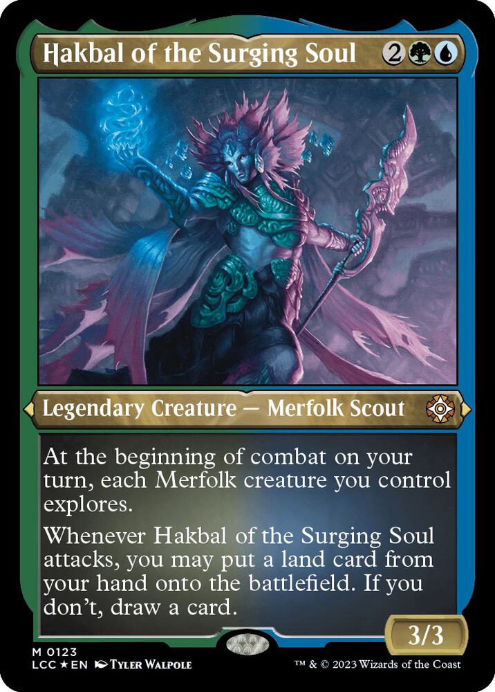 Hakbal of the Surging Soul (Display Commander) [The Lost Caverns of Ixalan Commander]
