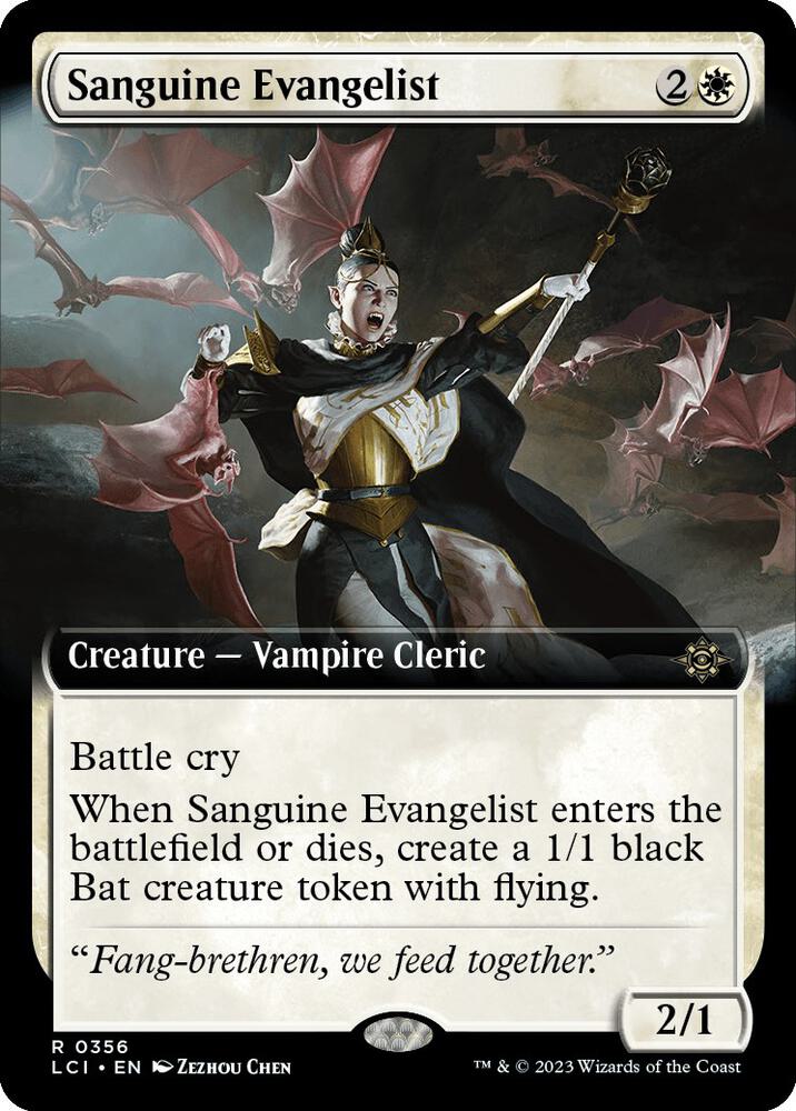 Sanguine Evangelist (Extended Art) [The Lost Caverns of Ixalan]