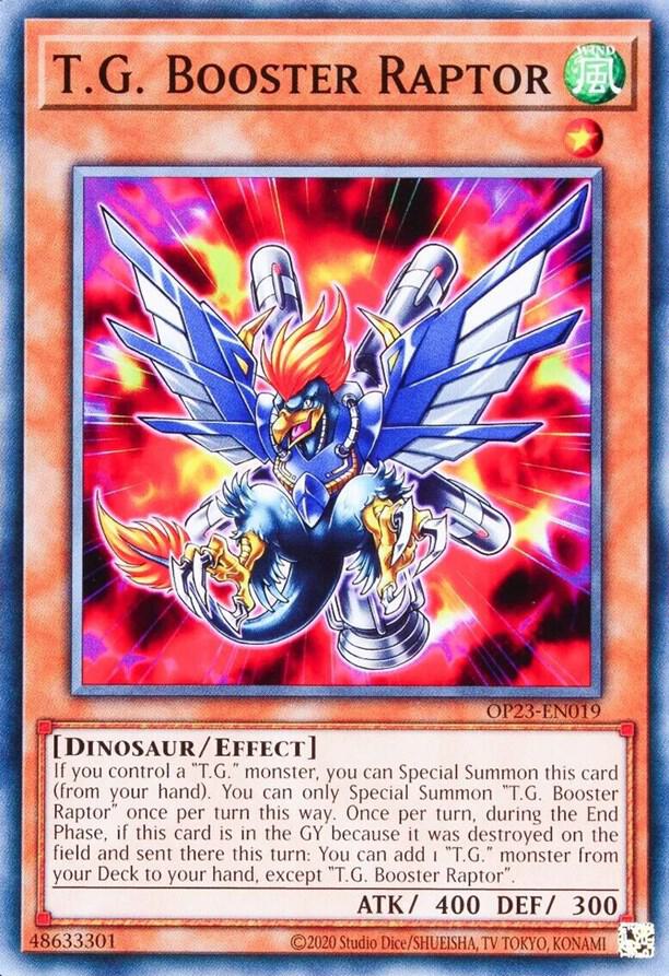 T.G. Booster Raptor [OP23-EN019] Common